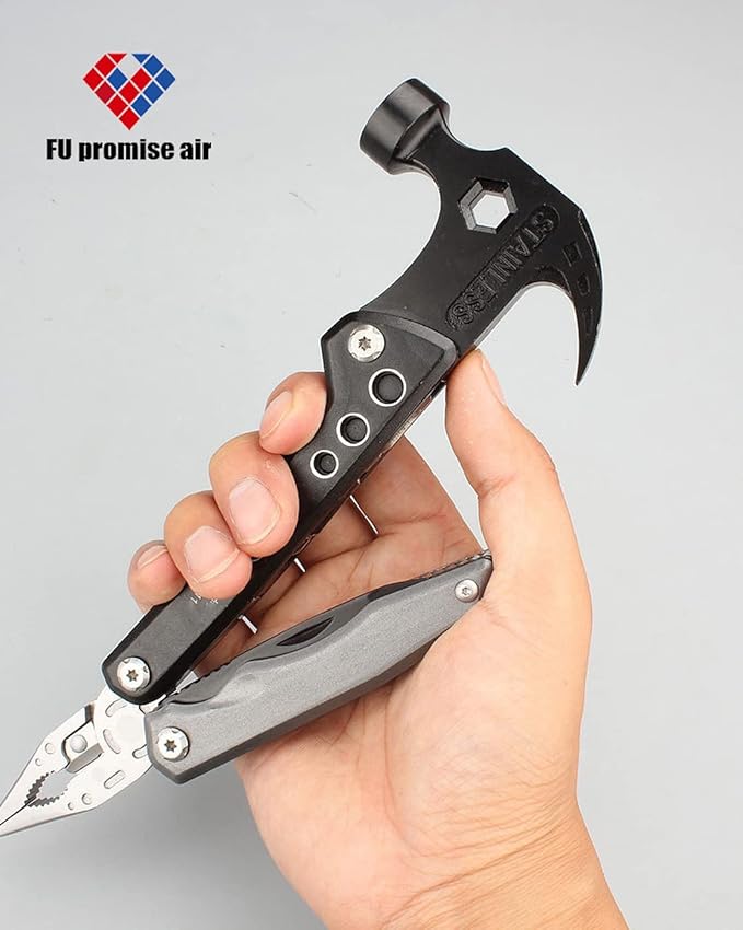 Stainless Steel Multipurpose Tool Kit Portable &amp Heavy Duty Light Weight &amp Durable Pocket Multi Tool Kit Suitable as Camping Multitool Emergency Pocket Tools