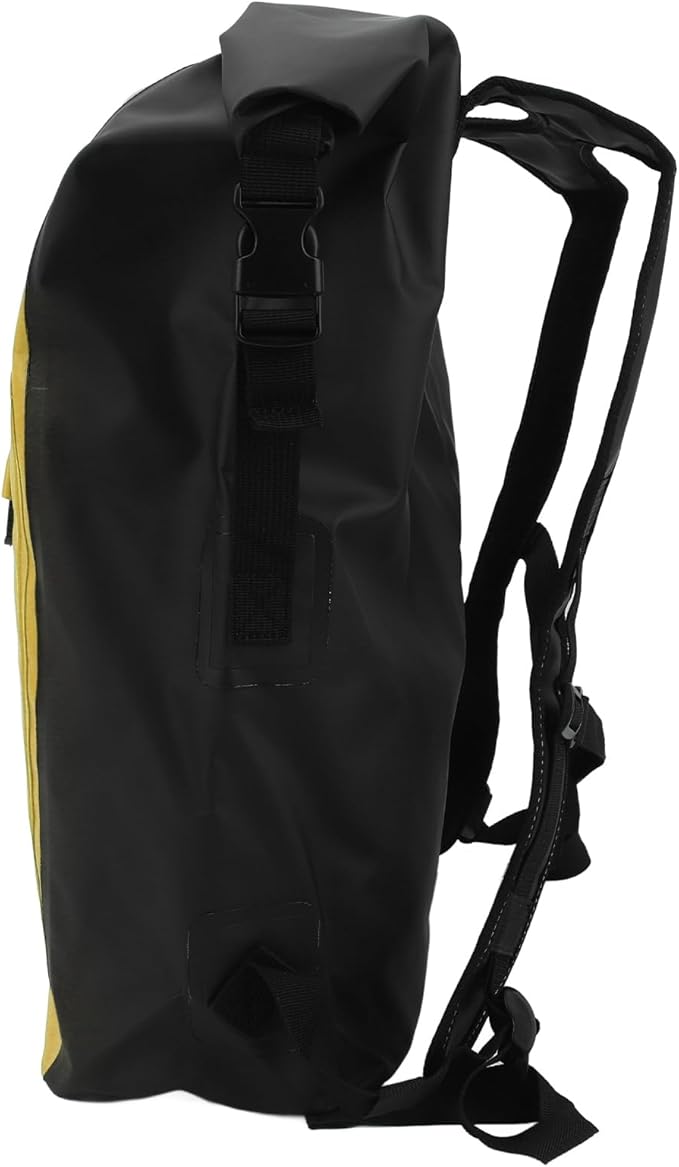 Fabater Backpack Multipurpose Dry Bag PVC for Hiking for Travel (Yellow)