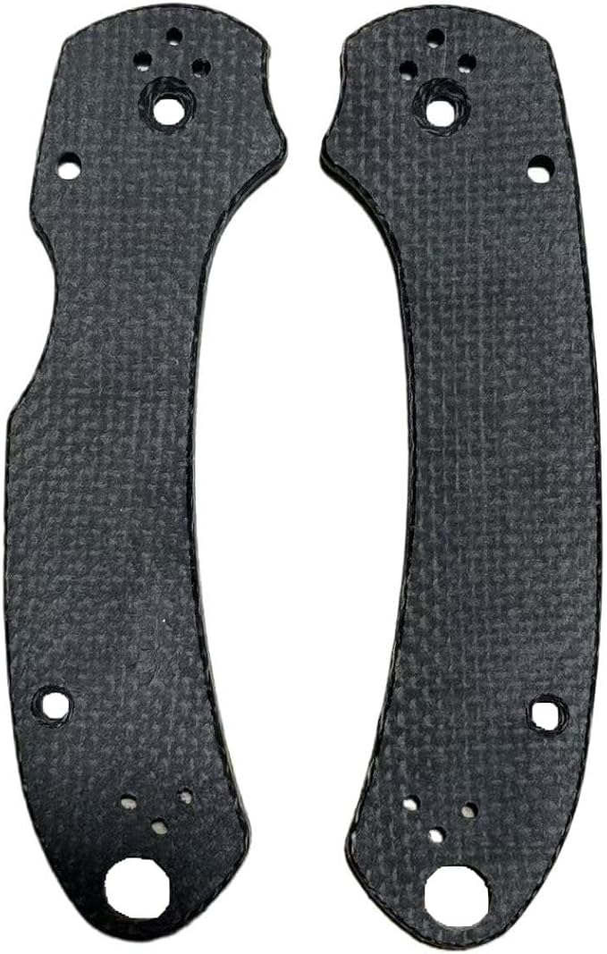 1 Pair Custom Linen Micarta Scales Replacement Fits for C223 Para3(Black)