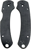 1 Pair Custom Linen Micarta Scales Replacement Fits for C223 Para3(Black)