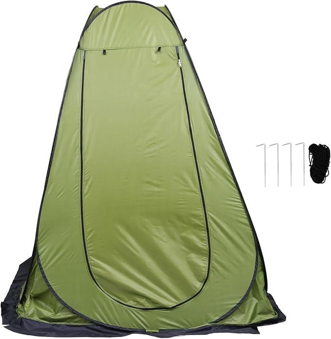Balacoo Portable Privacy Shower Tent for Camping Outdoor Changing Room with Space Quick Setup Lightweight for Fishing and Outdoor Activities