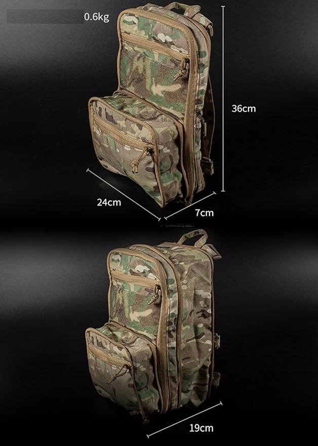 Flatpack Tactical Backpack Army 3 Day Pack MOLLE Utility Rucksack Travel Bag