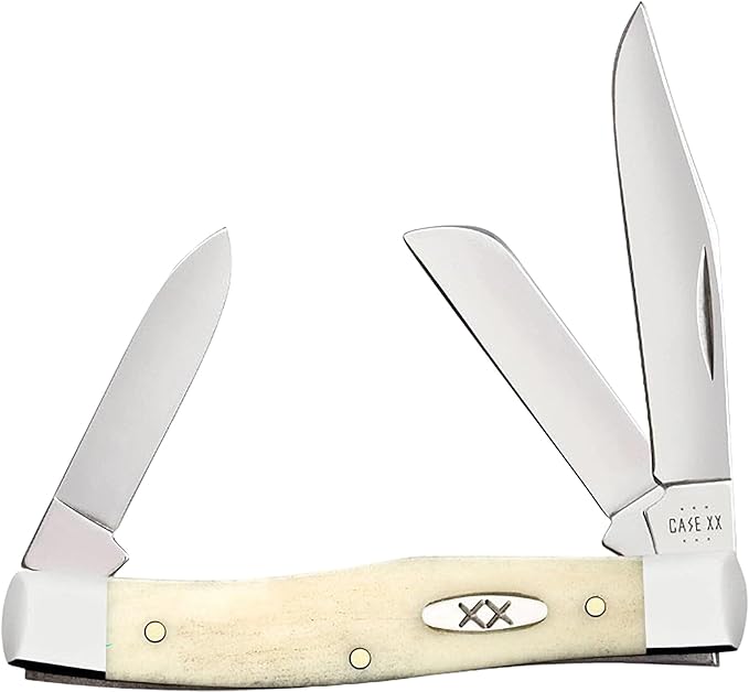 Case Cutlery CA13311: Medium Stockman NAT Bone