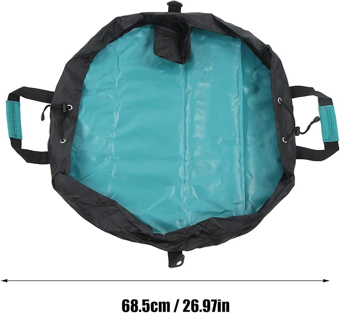 Portable Green Oxford Cloth Diving Dressing Mat for Surfing and Outdoor Sports