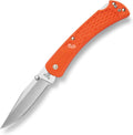 Buck Knives 110 Slim Select Folding EDC Knife 3-3/4” Pocket Knife Blade Nylon Handle 420HC Stainless Steel Clip Point Folding Blade Made in the USA 2.8 oz