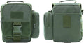 Small Canvas Messenger Bag Classic Vintage Shoulder Bag Water Proof Tactical Bag Crossbody Casual Pack for Unisex