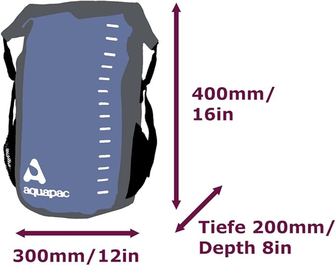 Aquapac Heavyweight 28L Waterproof Toccoa Backpack UK Made Travel Essential 5 Year Warranty Hiking Mountain Biking