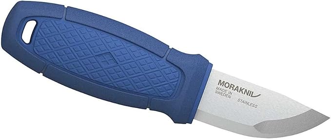 Morakniv Eldris Fixed-Blade Pocket-Sized Knife with Sandvik Stainless Steel Blade Lanyard and Firestarter 2.2-Inch