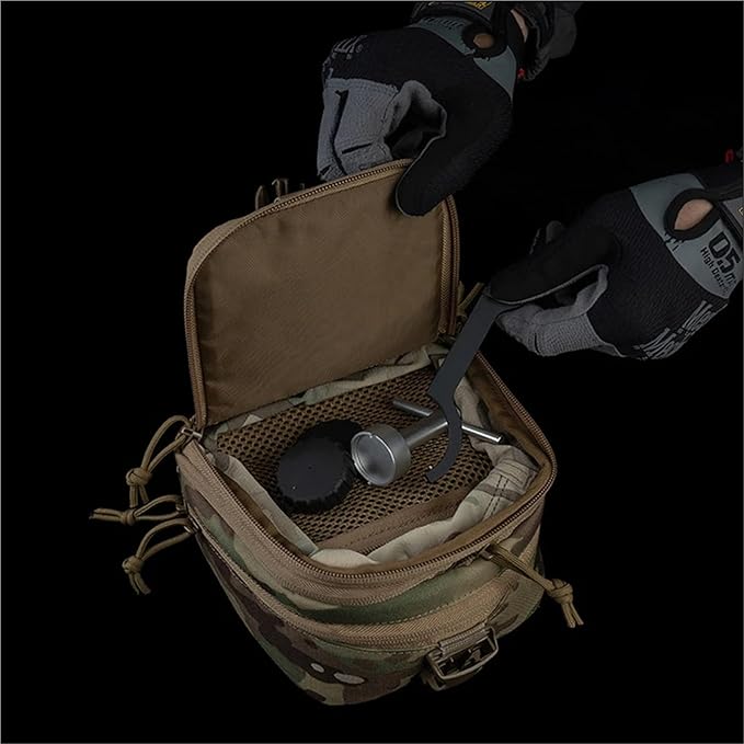 Molle Tactical Equipment Storage Bag Protective Pouch General-Purpose Utility Pack(BP-160 MC)