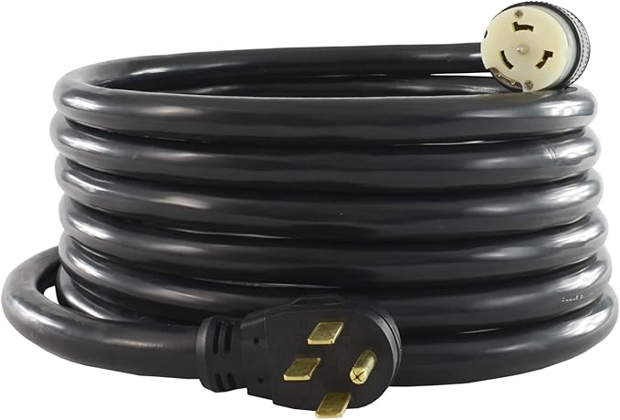 Conntek 1450SS2-25 50 Amp Temp Power Generator Cord 25-Feet Black