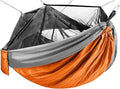 Outdoor Mosquito Net Camping Hammock 1-2 Person Parachute Picnic Hammock Portable Hanging Sleeping Hammock Swing Hammock (Color : Yellow)