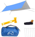 Wind Tour Portable Multifunctional Tent Footprint Traveling Awning Backpacking Rain Fly Tent Waterproof Shelter Outdoor Camping Sun Shelter for Hiking Beach (118177 in)