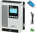 96V 65A MPPT Solar Charger 48V 60V 72V Auto Wake Up Dead Battery DC180V PV Input 6600W for Off Gird Solar System Sealed Gel AGM Flooded Lithium Battery