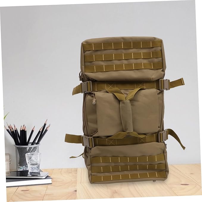 KOMBIUDA Expandable Travel Backpack Multi-functional Shoulder Handbag Hiking Backpack Suitcase Large Capacity Outdoor Game Bag
