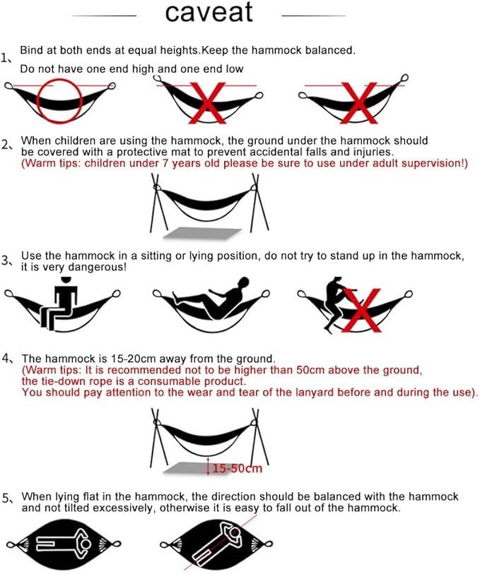Portable Hammock Standhammock FrameElasticated Automatic Quick-open Ultra-light Nylon with Mosquito Net Hammock Suitable for Travelling and Camping(Black)