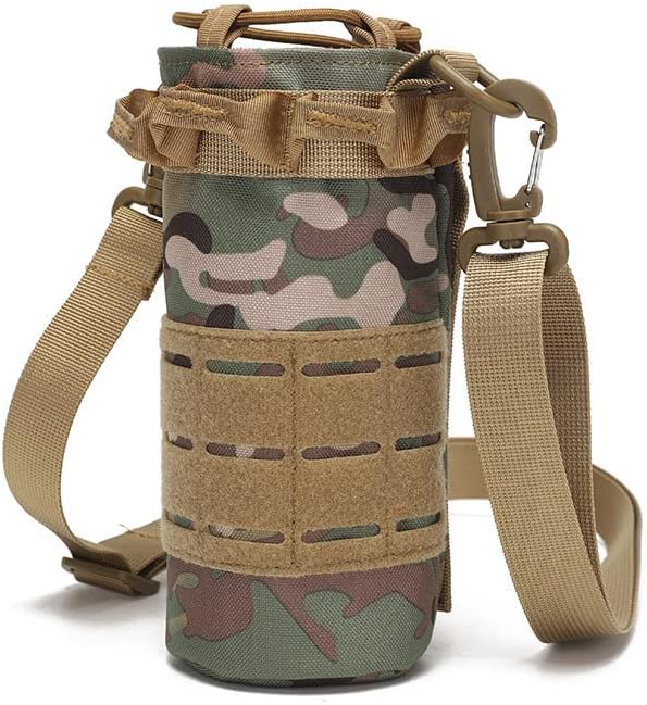 Outdoor Sports Hiking Bag Tactical Assault Combat Camouflage Tactical Molle Pack Water Bottle Pouch