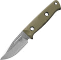 Benchmade - Mini Bushcrafter Outdoor Survival Knife with OD Green G10 Handle (165-1)