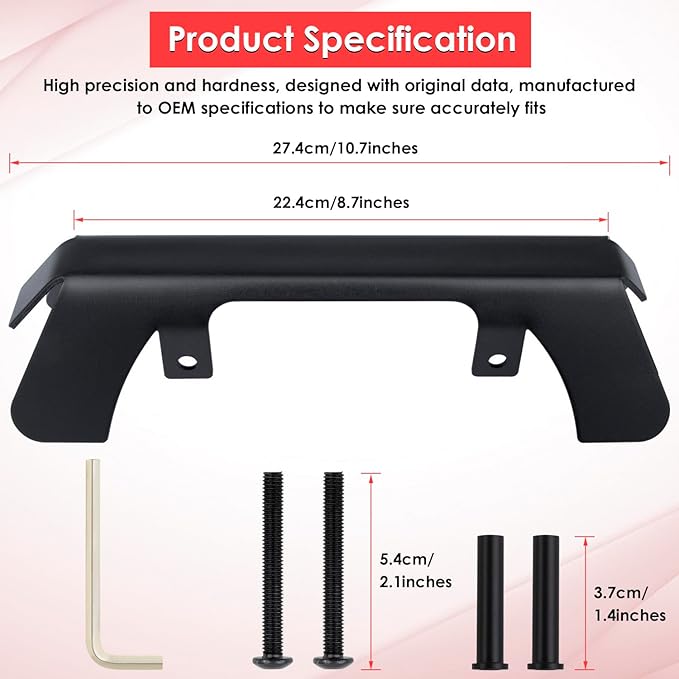 Yoursme Generator Theft Deterrent Security Bracket for Honda EU2200i EU2000i EU2000i Companion EU2000i Camo Heavy-Duty Protection Bracket with Tamper-Proof Bolts Replace for 63230-Z07-010AH