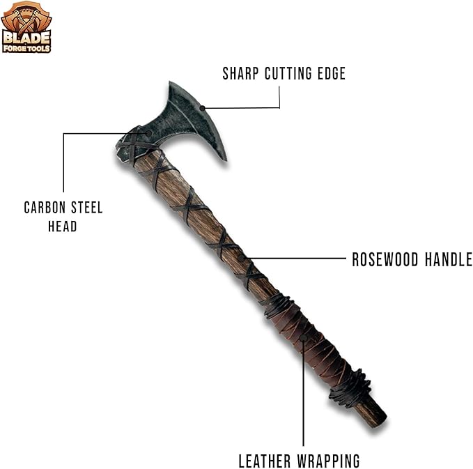Ragnar Axe Viking Axe Ragnar Lothbrok Ragnar Throwing Axe for Hunting and Cutting Ragnar Viking Axe