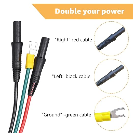 Generator Parallel Cables for Honda EU1000iEU2000i EU2000i Companion EU2200i EU3000i Handi Power Equipment Cables - Replaces 08E93-HPK123HI