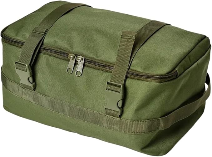 TacticalShoes Storage Bag Camping Cyling Organizer Outdoor Hiking Picnic Bags Stove Carry Pack Portable Sorting Mounting Pouch(Green)