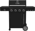 Charbroil Performance Series 4-Burner Gas Grill Cabinet with Side Burner Black - 463253925