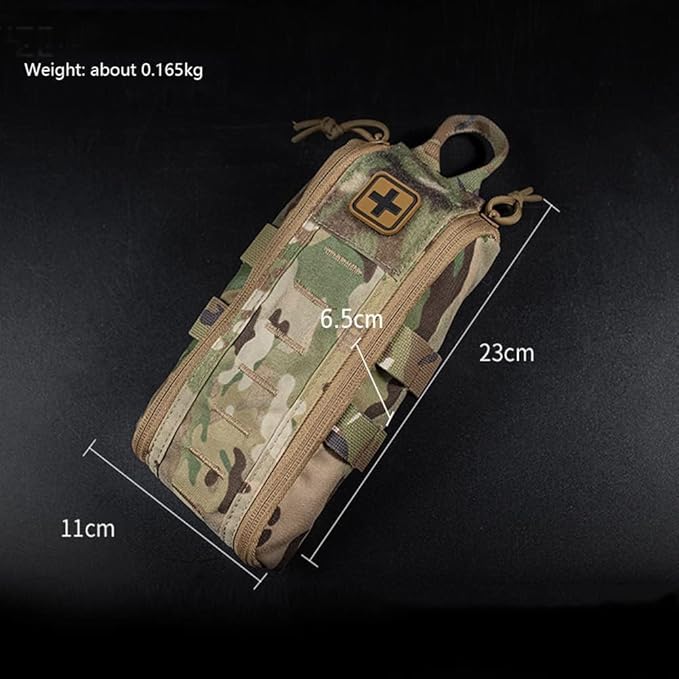 Tactical Quick Release Molle Medical First Aid Pack Storage Pocket Survival EMT IFAK Rip-Away Trauma Bag