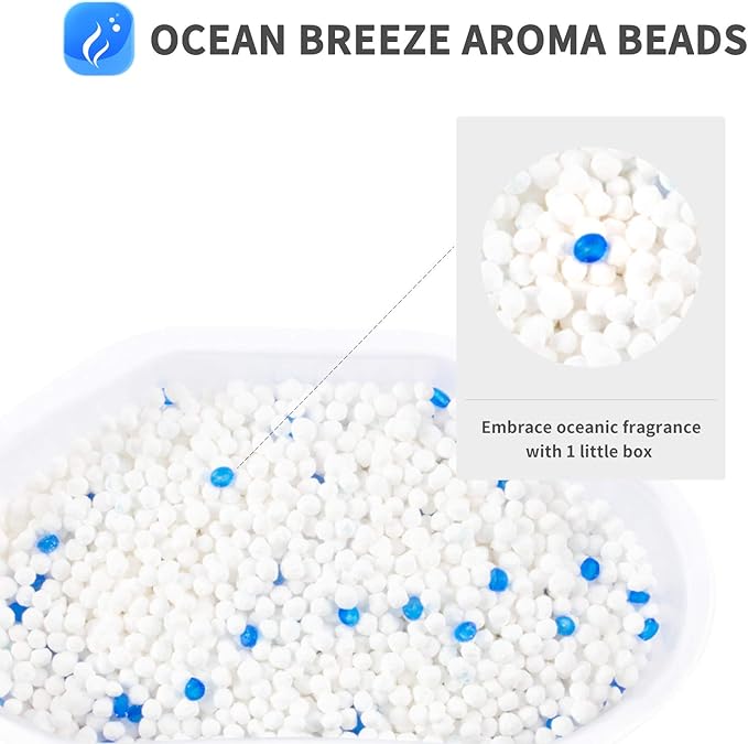 Vacplus Moisture Absorbers 10.5 Oz Humidity Absorber Boxes Attracts Extra Moisture from Your Bathroom Closet Kitchen &amp Study Dehumidifier Odor Eliminator for Closet (Ocean Scent) 12 Packs