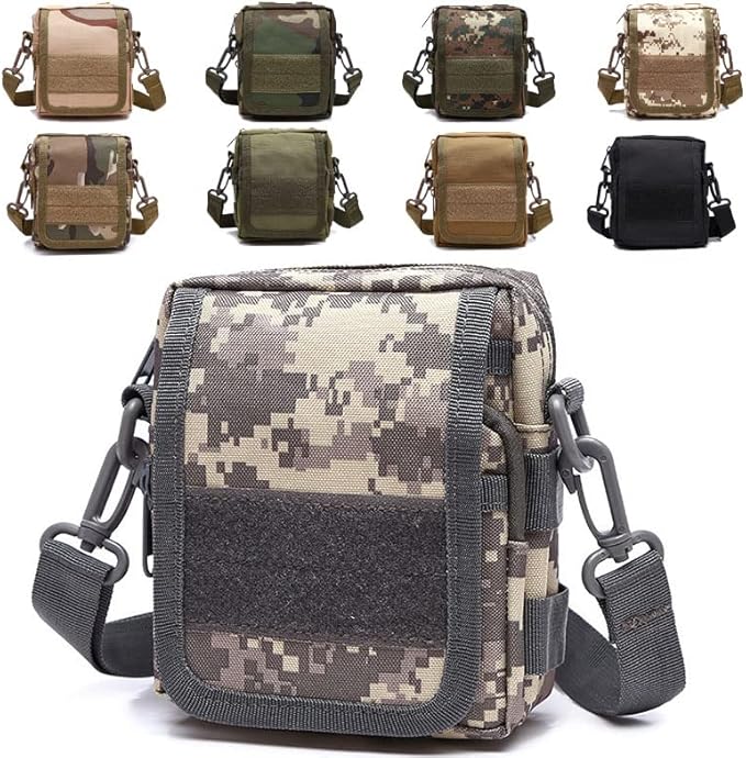 Outdoor Sports Hiking Sling Pack Camouflage Tactical Molle Shoulder Bag