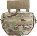 EXCELLENT ELITE SPANKER Tactical Drop Dump Pouch Molle Tool Pouch with Hook &amp Loop Carrying Kit Bag for Tactical Vest Chest Rig