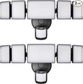 Olafus 130W Motion Sensor Outdoor Lights 13000LM 2 Pack Motion Sensor Flood Light Dusk to Dawn Outdoor Lighting IP65 Waterproof Motion Detector Lights for Outside Black