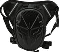 Motorcycle Leg Bag Thigh Packs PVC Matte Outdoor Carbon Fiber Drop Leg Bag Multifunctional Crossbody Shoulder Bag for Riding Travel Hiking (Carbon Fiber Style)