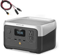 EF ECOFLOW RIVER 2 Portable Power Station 256Wh LiFePO4 Battery 1-Hour Fast Charge Up to 600W AC Outlets Solar Generator for Camping/Outdoor/Home Backup Includes Solar Charging Cable