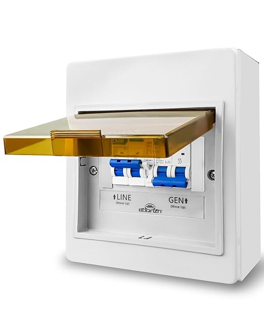Prewired Transfer Panel for Portable Generators 15000 Watts 240V 60A Manual Transfer Switch Kit Easy Wiring