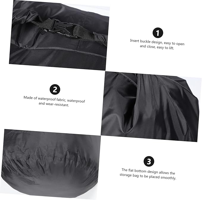VANZACK 3pcs Multi-function Dry Bag Lightweight Swimming Backpack for Kayaking Camping and Outdoor Activities Durable Design to Keep Essentials Dry