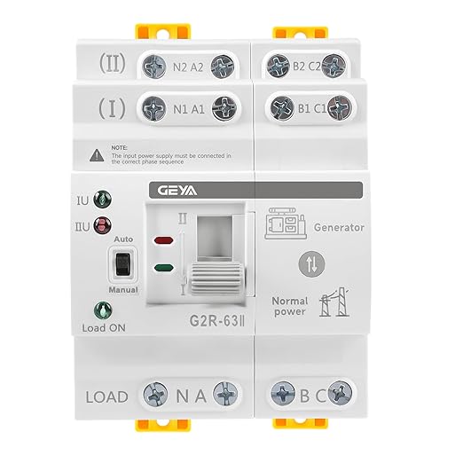 Mini ATS Automatic Transfer Switch Dual Power Switch Uninterrupted Power Din Rail Type(4Pole 25A AC220V)
