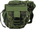 Sunnystacticalgear Outdoor Sports Hiking Sling Bag Shoulder Gear Pack Chest Range Bag Molle Camouflage Tactical Versipack -Russian Camo