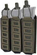 SINAIRSOFT Tactical Triple MP5 Mag Pouch Quick Pull Pistol Magazine Bag for Outdoor Vest Molle/Platform MP5 Pouch Holster