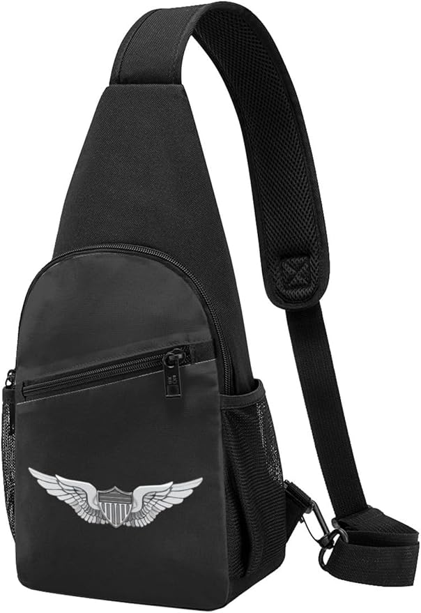 Army Aviator Wing Chest Pack Leisure Shoulder Crossbody Chest Bag