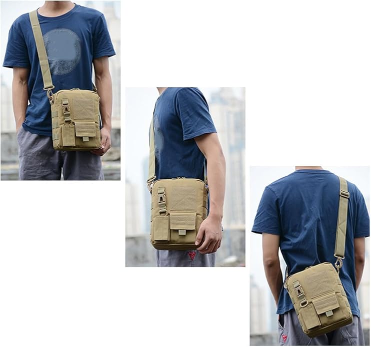 Small Canvas Messenger Bag Tactical Messenger Bag Shoulder bag Small Tactical Bag Crossbody Casual Pack Waist Bag