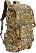 Outdoor Sports Pack Hiking Bag Tactical Rucksack Camo Knapsack Combat Camouflage Tactical Molle 50L Backpack - DD