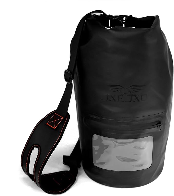 JXE JXO 15L Waterproof Faraday Dry Bag for Electronic Device Security | Military-Grade EMP &amp RFID Signal Blocking Anti-Tracking &amp Hacking Protection Data Privacy Shield for Mobile Devices