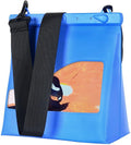 PINHEN Waterproof Pvc Swimming Bag with Shoulder Strap for Beach Travel Combo Bag Scuba Snorkeling Diving Riving Trekking Storage Pouch Large Capacity Lightweight Bag (Blue)