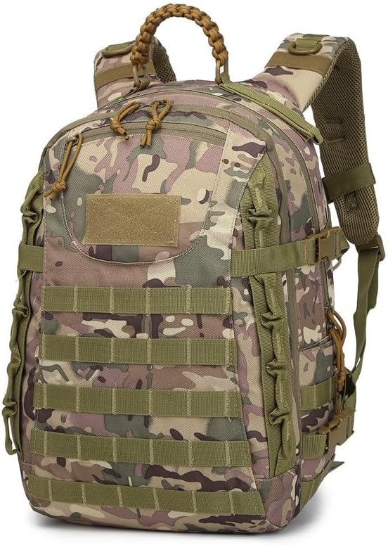 Tactical Backpack Military Molle Hiking 36-55L Waterproof Outdoor Military Fan Tactical Tactical Camouflage