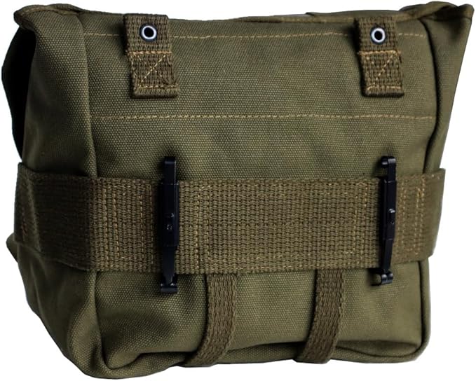 M1961 M1956 Butt Pack Bag Pouch US Vietnam Era Canvas Combat Field Gear with Straps