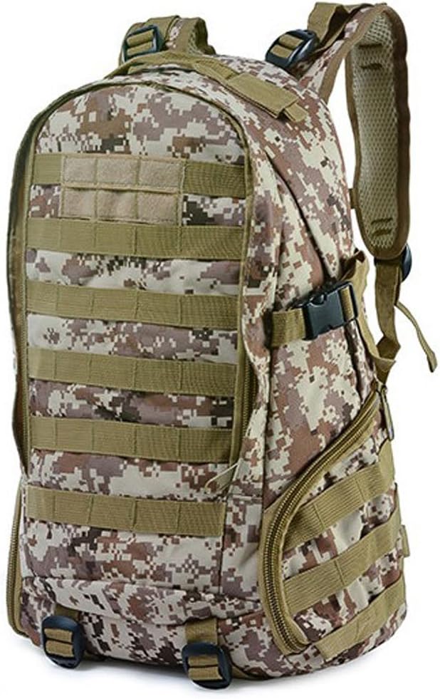 Military Tactical Backpack for Men Hiking Day Pack Molle Army Assault Pack Rucksack Bag(Desert Digital)
