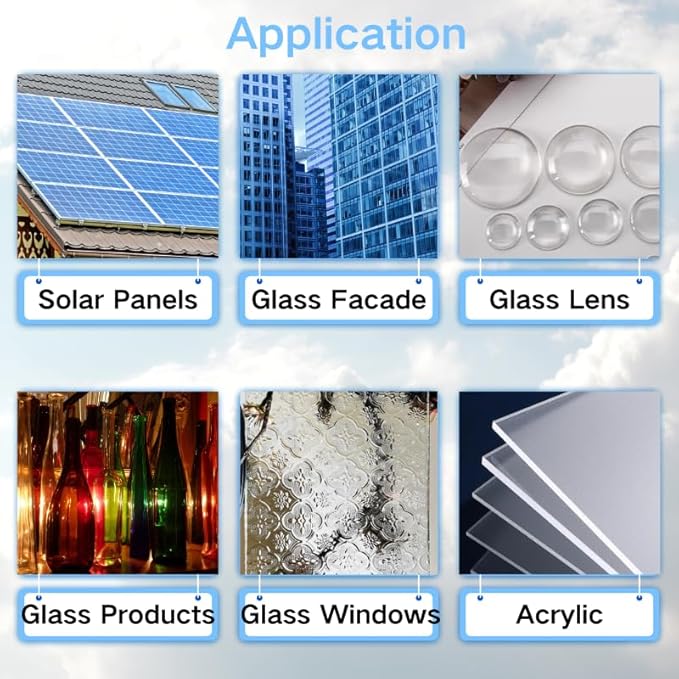 Solar Panel Cleaner Super Industrial Grade Concentrated Solar Panel Cleaning - Fast Dry Remove DirtDustDroppingsOilsFingerprintsWater Spots (3.8 KG)