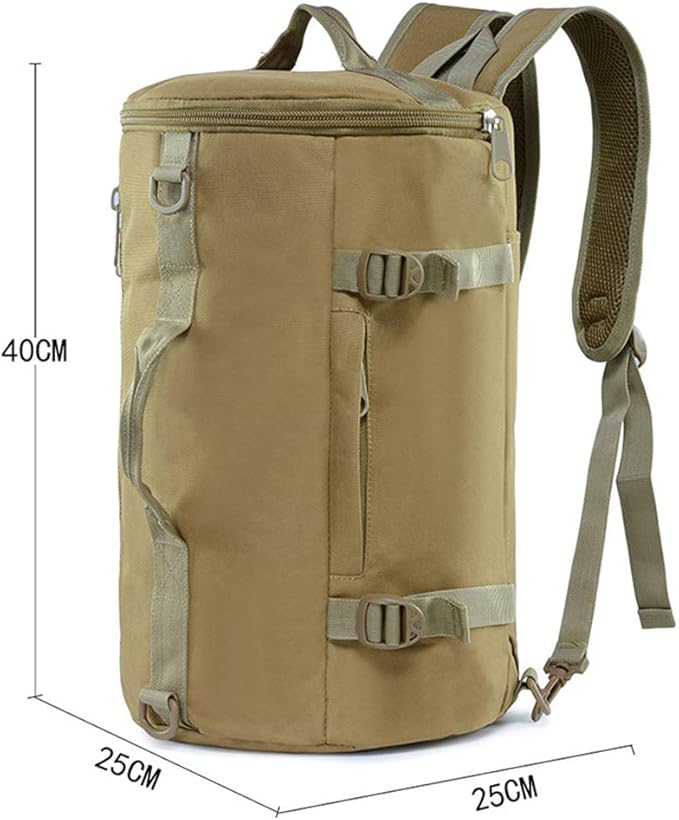 Outdoor Sports Pack Hiking Bag Tactical Rucksack Camo Knapsack Combat Camouflage Tactical Backpack - Black