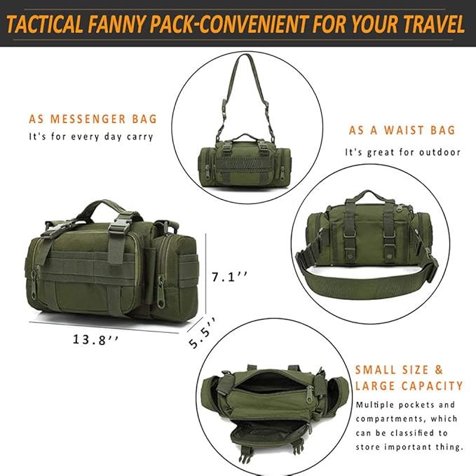 Tactical Seat Back Organizer Od Green Molle Seat Covers Tactical Car Vehicle Panel with Pouches for Truck Seat Back Organizers