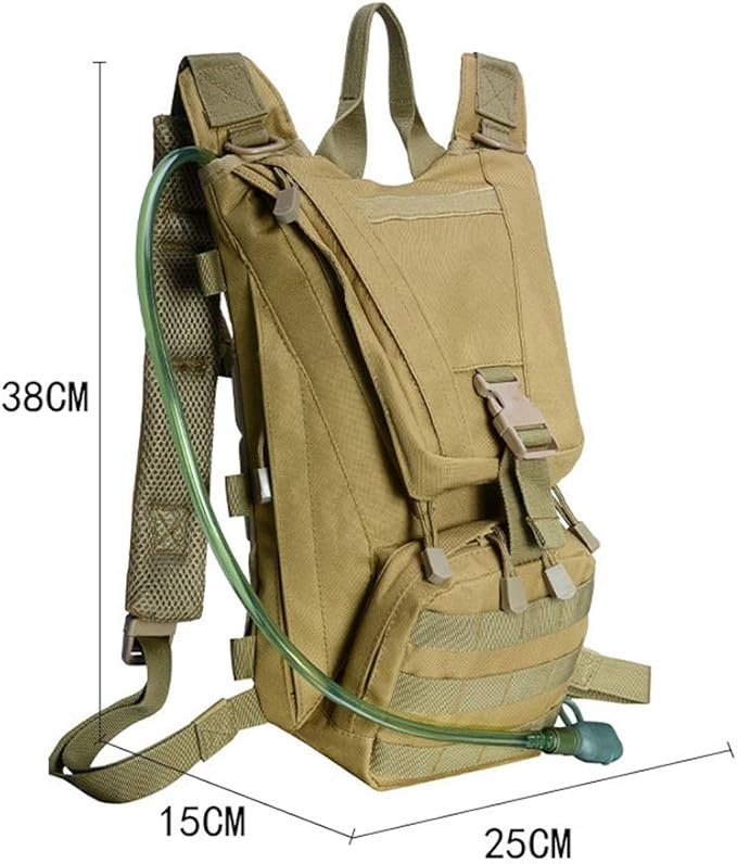 Outdoor Sports Hiking Bag Tactical Assault Combat Camouflage Tactical Molle Water Pack 2.5L Hydration Pack